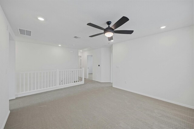 7005 Taruca Ln, Austin, TX 78736 - carpeted spare room with ceiling fan, recessed lighting, and baseboards