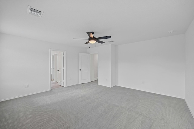 7005 Taruca Ln, Austin, TX 78736 - spare room with ceiling fan, carpet, baseboards, and a smoke detector