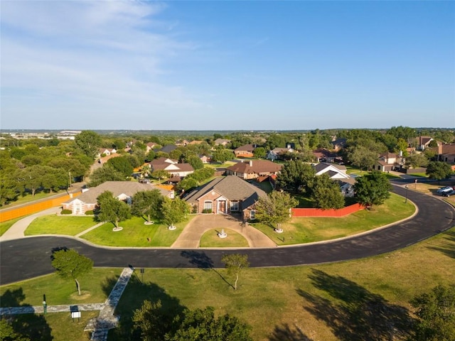 drone / aerial view featuring a residential view