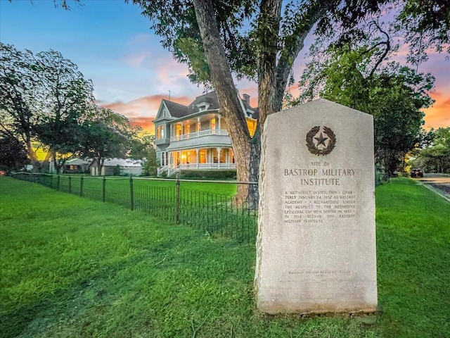1402 Church St, Bastrop, TX 78602 - view of community / neighborhood sign