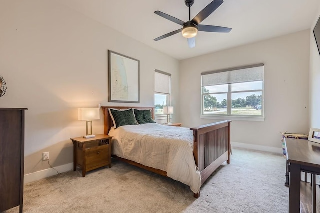 100 Gabgrove Ct, Georgetown, TX 78633 - bedroom featuring light colored carpet and ceiling fan