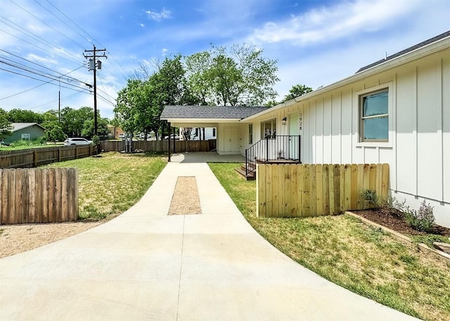 1928 Miles Ave Unit 1, Austin, TX 78745 - view of yard featuring fence