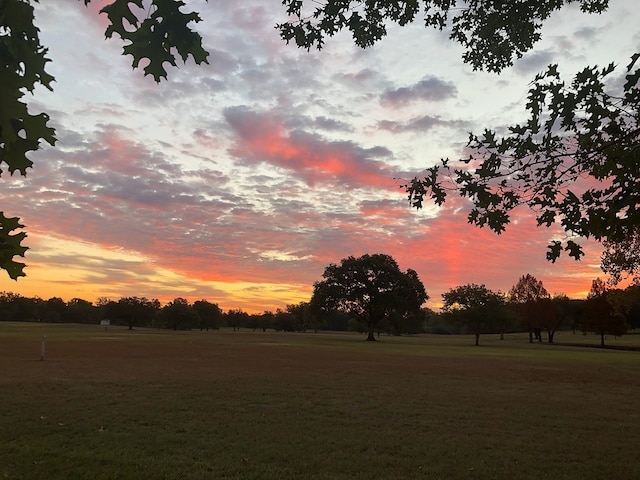 view of nature at dusk