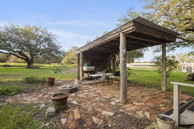 view of patio