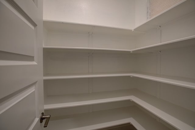 view of pantry