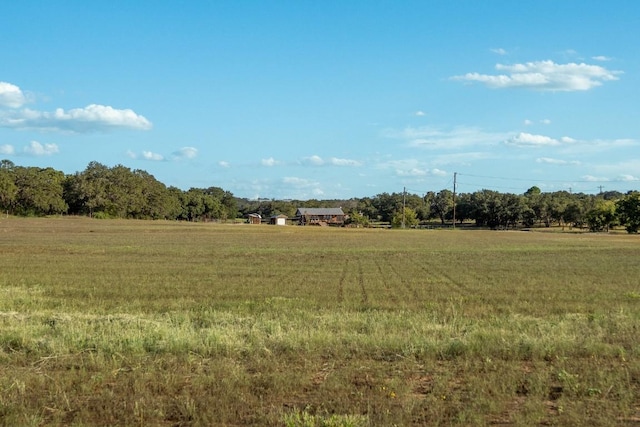 view of nature with a rural view