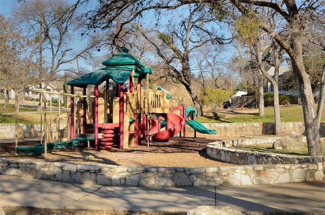 view of jungle gym