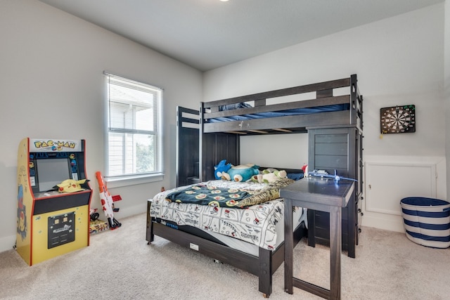 bedroom with carpet flooring