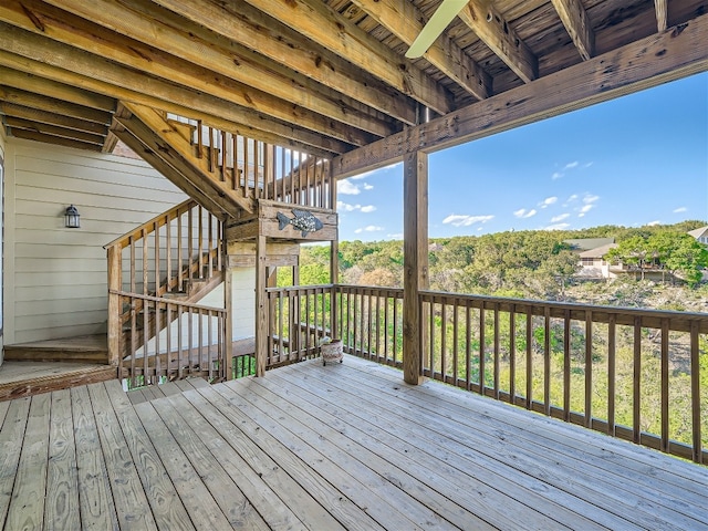 view of deck