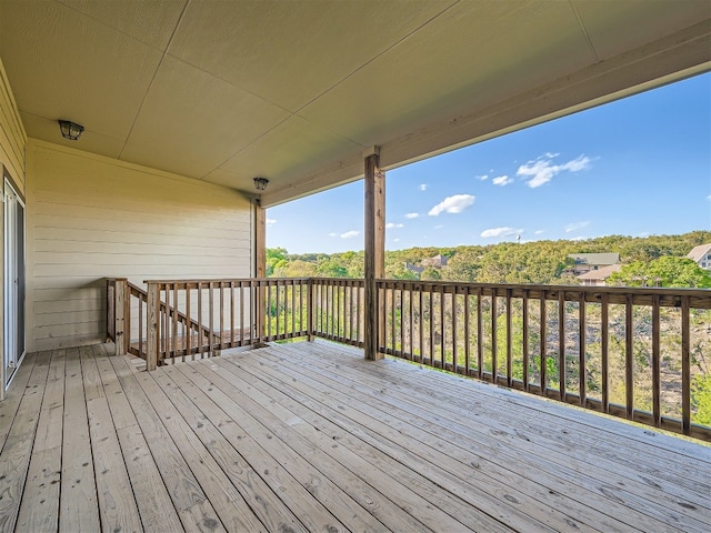 view of deck