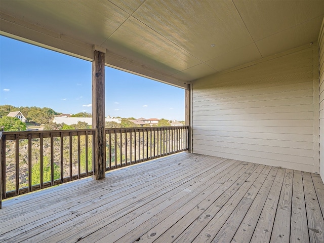 view of deck