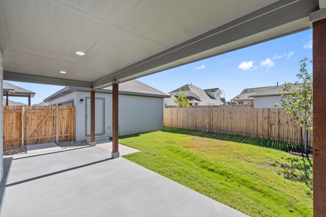 exterior space with a patio area