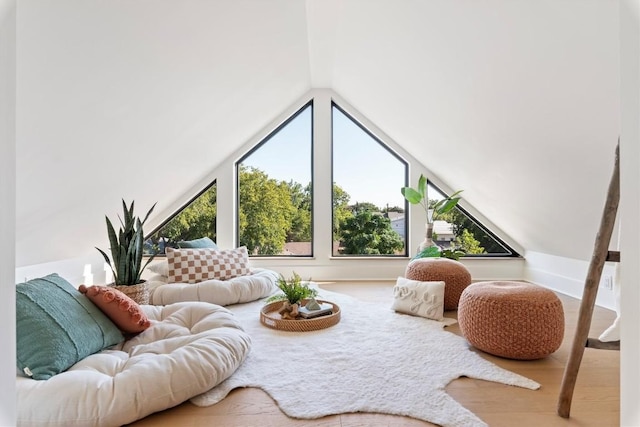 2109 Wordsworth Dr Unit 1, Austin, TX 78704 - living room featuring vaulted ceiling
