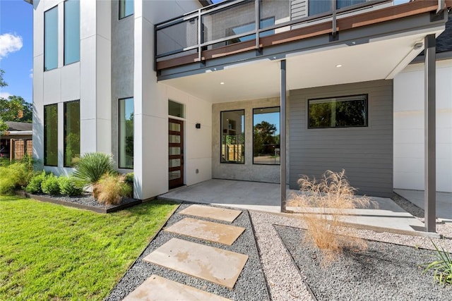 2109 Wordsworth Dr Unit 1, Austin, TX 78704 - view of exterior entry with a balcony