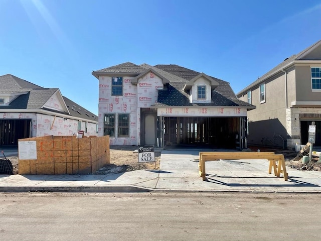 view of property under construction