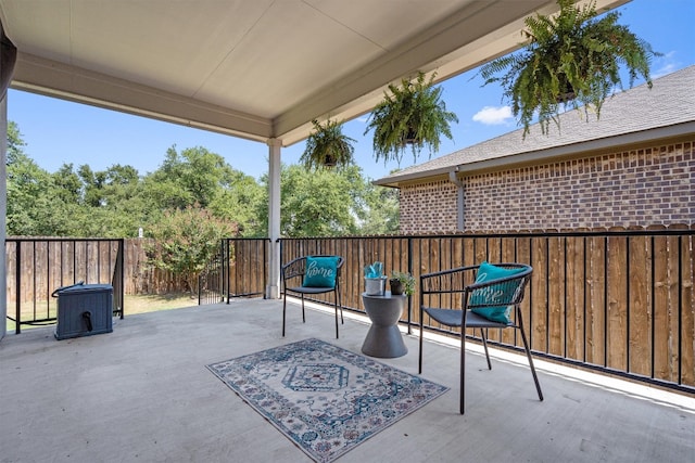 view of patio