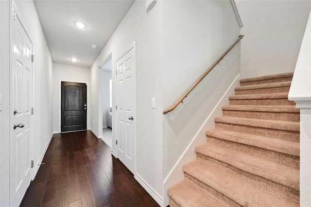 interior space with wood-type flooring