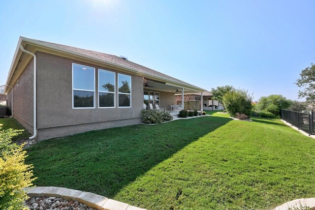 view of yard with a patio area