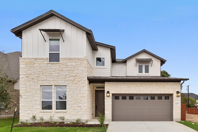 view of modern farmhouse