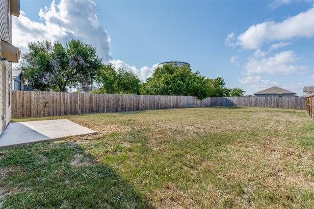 8236 Brucks Dr, San Antonio, TX 78244 - fenced backyard featuring a patio