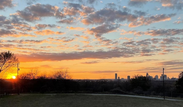6217 Clovis St Unit A, Austin, TX 78741 - view of yard at dusk