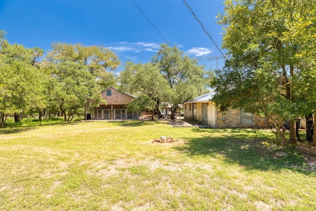 view of yard