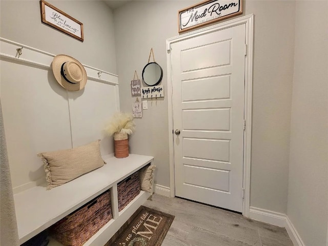 242 Freeman Loop, Liberty Hill, TX 78642 - mudroom featuring light wood finished floors and baseboards
