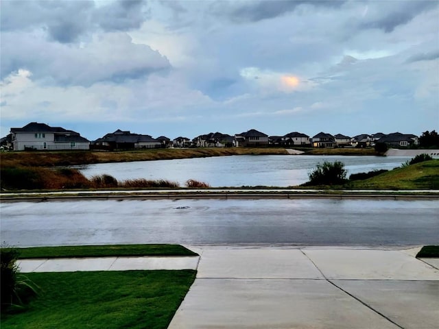 view of water feature