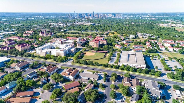 3465 Willowrun Dr, Austin, TX 78704 - aerial view of property and surrounding area with nearby urban area