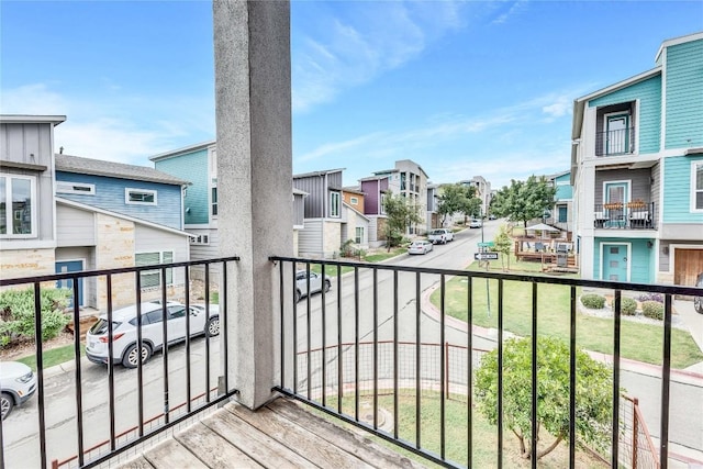 2016 Dinsdale Ln, Austin, TX 78741 - balcony with a residential view