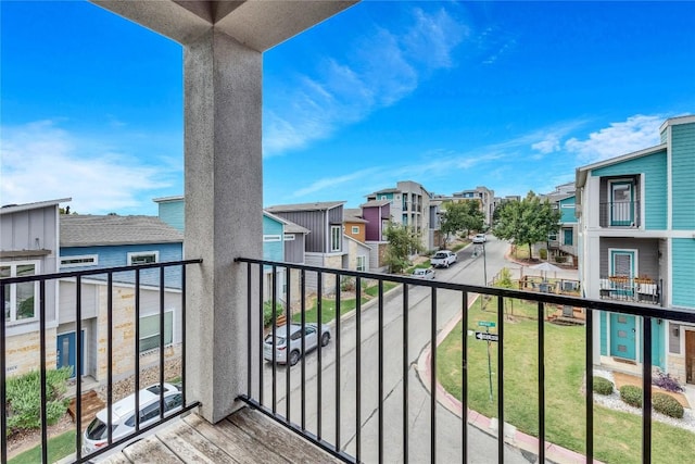 2016 Dinsdale Ln, Austin, TX 78741 - balcony with a residential view