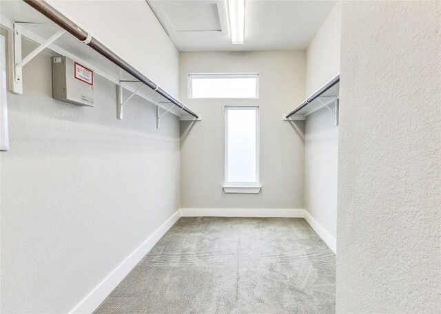 2016 Dinsdale Ln, Austin, TX 78741 - spacious closet with carpet floors