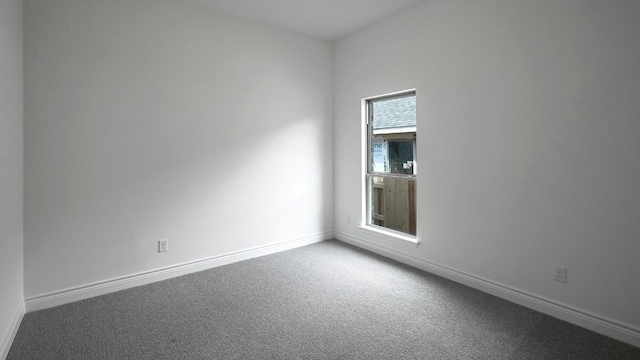 empty room with carpet floors