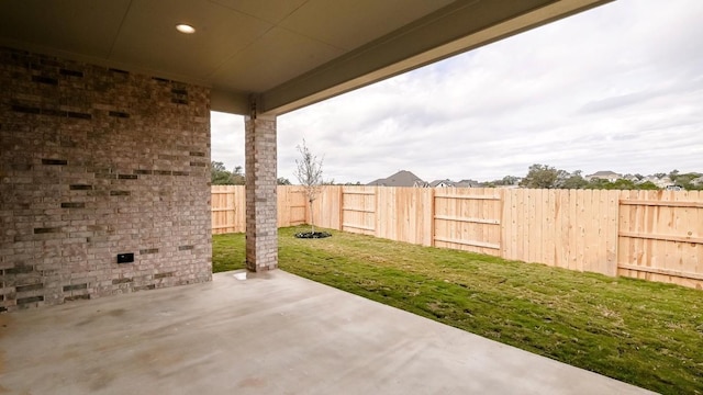 view of patio