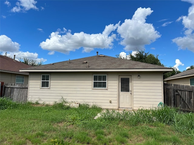 view of rear view of property