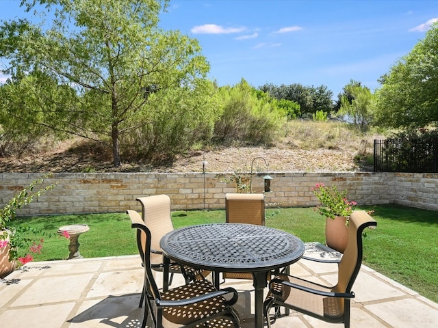 view of patio