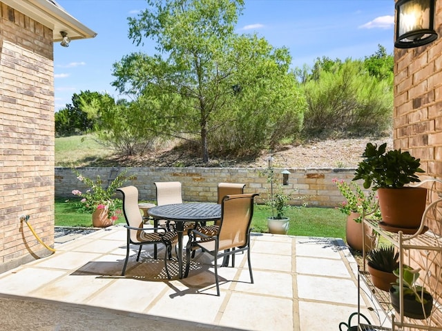 view of patio