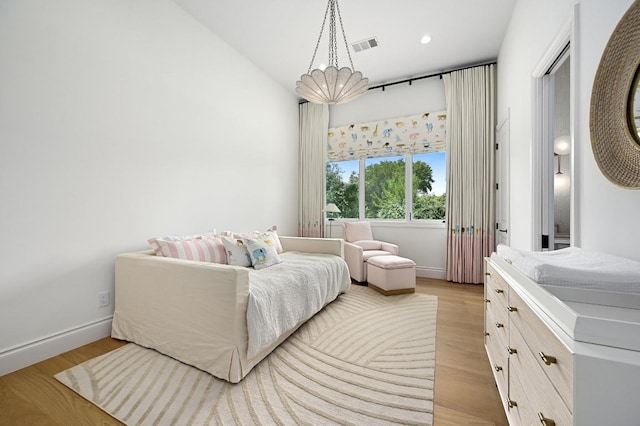 13414 Shore Vista Dr, Austin, TX 78732 - bedroom featuring light wood-style floors and recessed lighting