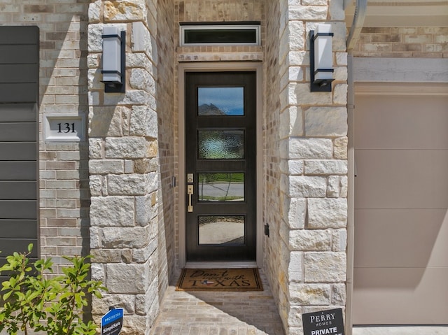 view of entrance to property