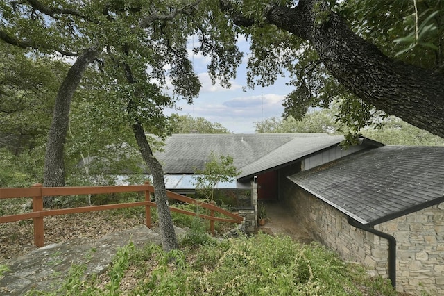 view of side of home