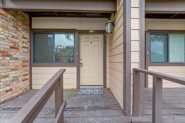 view of entrance to property