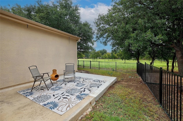 view of patio