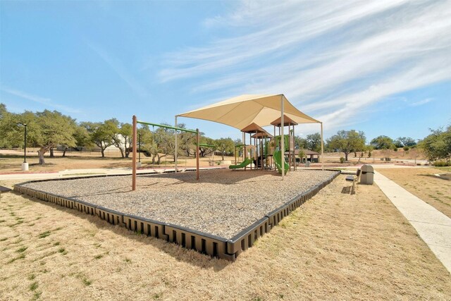 view of jungle gym