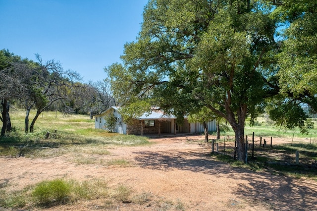 view of yard