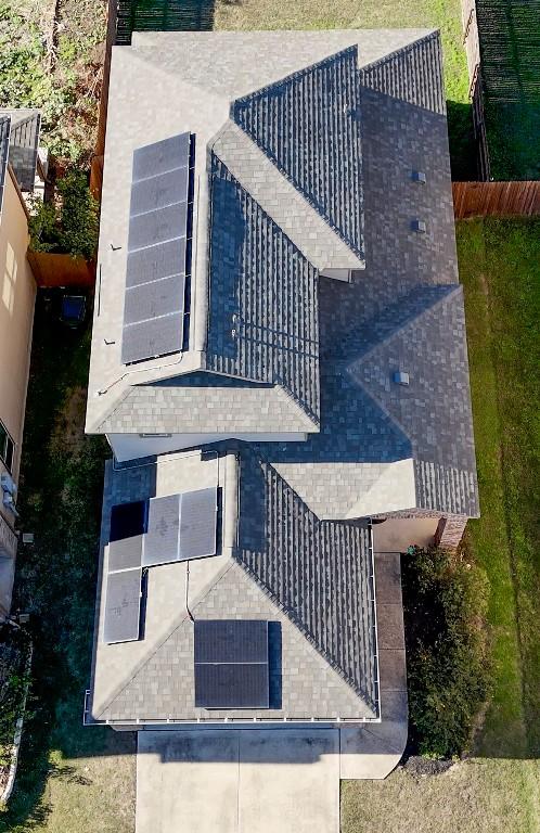 drone / aerial view