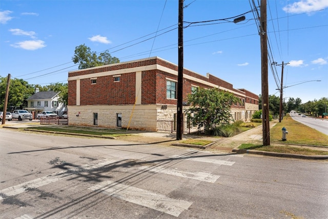 view of side of property