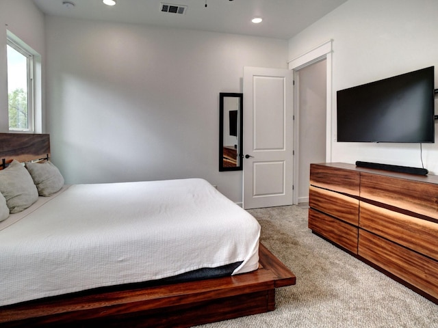 bedroom featuring carpet flooring