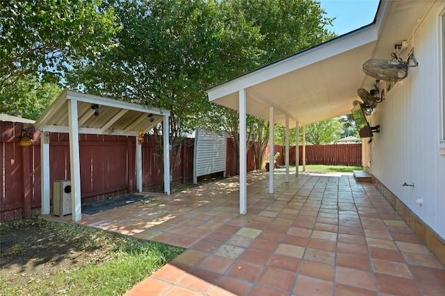 view of patio