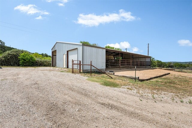 view of outbuilding