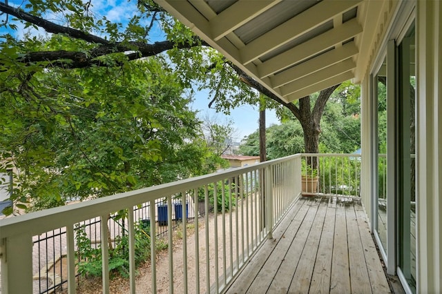 view of deck